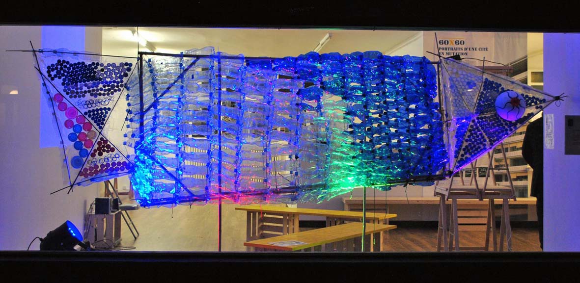 vitrine exposition 60x60 au boulevard Carl-Vogt